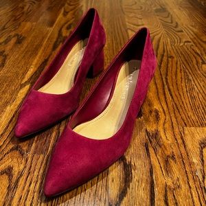 2” Gibson Latiner heels in fuchsia